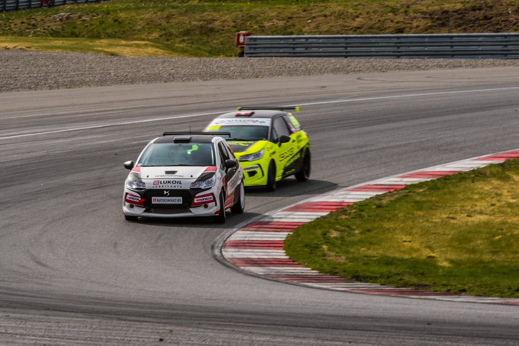 Thomas Faraas og Jacob Sevel byttede plads en del gange i løbets indledende fase
(Foto: Niklas Majgaard)